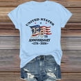 thumbnail image 6 of America 250 Shirt Women 250th Anniversary Patriotic T-Shirt Vintage 1776 Independence Day Tee, 6 of 6