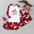thumbnail image 2 of Odeerbi Matching Family Christmas Pajamas Sets Parent-Child Xmas Warm Two-piece Set Kid Home Wear Printed Jammies Set Loungewear Sleepwear for Kids, 2 of 6