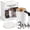 White, variant on Electric Coffee Mug with a Built-In Lcd Thermometer, Electric Self Stirring Mug with Lid, Perfect for Brewing Coffee, Milk, Cocoa, Etc