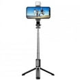 thumbnail image 2 of Selfie Stick Tripod Sturdy Aluminium Alloy Phone Tripod Stand Portable Lightweight Handheld Phone Tripod Stand With Fill Light Compatible For Android IOS Devices Q10S aluminum alloy black, 2 of 5