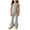 .Gray, variant on Agkizg Big Girls Clothing Set Striped 2 Piece Outfit Sleeveless Camisole Flare Pants Set