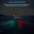 thumbnail image 2 of Luz De Navegación De Barco Verde Y Rojo Led Marino Estribor Y Luz Lateral De Puerto Para Barco Yate Skeeter Dc 12-24V 2 Uds Yuarrent VI009035-02, 2 of 6