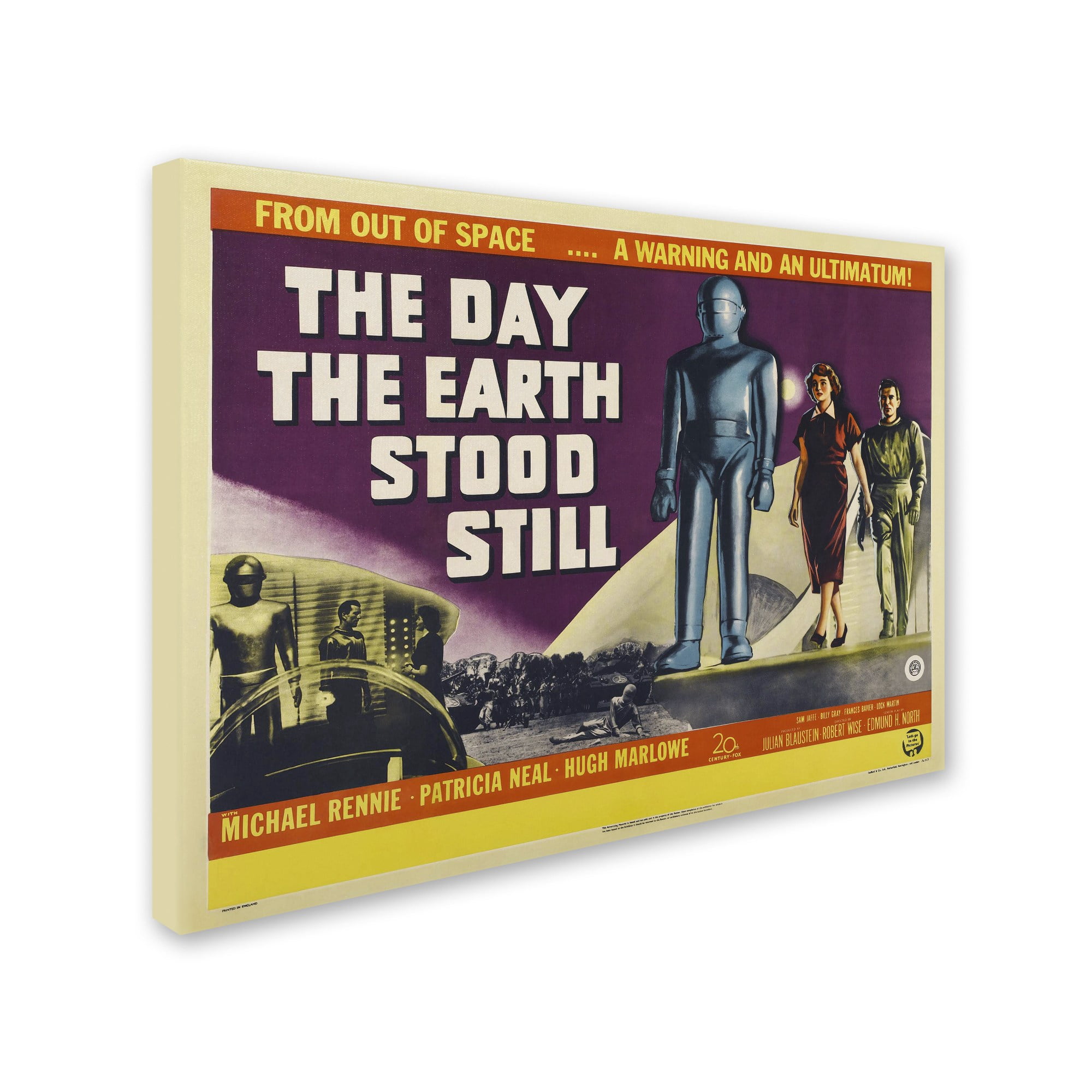Trademark Fine Art "Day Earth Stood Still" Canvas Art by Vintage Apple Collection