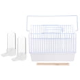 thumbnail image 3 of Set of Metal Bird Carrier Bird Travel Cage Portable Bird Cage Handle Parrot Cage Bird Carrying Cage, 3 of 6