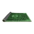 thumbnail image 2 of Ahgly Company Indoor Round Persian Emerald Green Traditional Area Rugs, 4' Round, 2 of 4