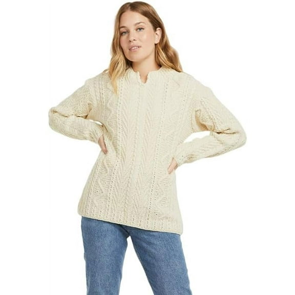 Aran Woollen Mills Keyhole Sweater