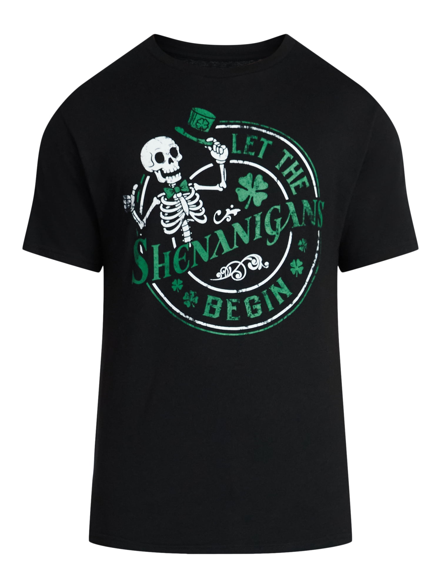 St. Patrick's Day Men's Graphic Tee Shenanigans from Way to Celebrate, Sizes XS-5XL