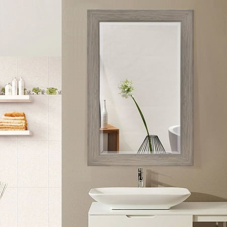 Goplus 23 5 X 35 Rectangle Wooden Frame Wall Mounted Vanity Goplus 23 5 X 35 Rectangle Wooden Frame Wall Mounted Vanity Mirror