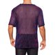 thumbnail image 3 of Camiseta Brillante Transparente de Manga Corta para Hombre, Ropa de Fiesta y Club, Malla Metálica Brillante, T-Shirt XL Azul Rojo, 3 of 5