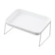 thumbnail image 1 of Comedero para mascotas con soporte de acero inoxidable, comedero elevado para cachorros Blanco, 1 of 9