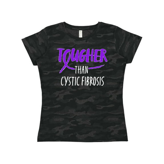 Inktastic Tougher than Cystic Fibrosis Women's T-Shirt