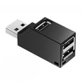 thumbnail image 1 of Mini tres puertos USB 2.0 / 3.0 HUB de alta velocidad USB línea de extensión Splitter 480MS Adaptador Plug Play Methold DZ5393-01, 1 of 2