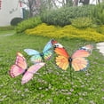 thumbnail image 4 of TUITOONM Artificial Garden Butterfly Stakes 11.8 Inch - Realistic Outdoor Decor with 7.8 Inch Ground Spikes, Weatherproof Patio & Flower Bed Ornaments, 4 of 6