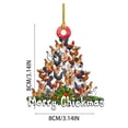 thumbnail image 5 of Adorno de Navidad Puntoco, adorno de regalo de árbol encantador, decoración de fiesta colgante para árbol de Navidad Puntoco Puntoco-2228, 5 of 5