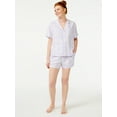 thumbnail image 2 of Joyspun Women's Woven Sleep Shorts, Sizes S to 3X, 2 of 5