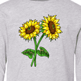 thumbnail image 4 of Inktastic Pair of Sunflowers Long Sleeve Youth T-Shirt, 4 of 5