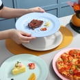 thumbnail image 3 of Dream Lifestyle Lightweight Plastic Plates, Reusable Unbreakable Dinner Plates Holds Food Snack Fruit Salad and More, Dishwasher & Microwave Safe & Assorted Colors, 3 of 8