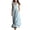 Light Blue, variant on Lenpel Striped Maxi Dresses for Women Summer Collared Sleeveless Casual Long Dress Fashion Button Flowy Beach Vacation Sundresses