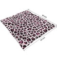 thumbnail image 4 of Pink and Black Of Leopard Print Blanket,Comfortable Soft Flannel Throw Blanket,All Season,Warm Lightweight Blankets for Sofa Bed Couch Living Room Chair,50"x60", 4 of 4