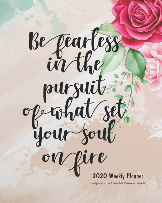 Inspirational Quote Weekly Daily Monthly Planner Calendar 2020 Journal  Inspirational Quote Weekly Daily Monthly Planner Calendar 2020 Journal