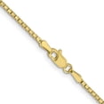 thumbnail image 4 of Auriga 10K Yellow Gold 1.5 mm Box Chain Necklace for Women 24", 4 of 6