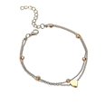 thumbnail image 1 of Tobilleras de acero inoxidable Pulsera de tobillo con dije de corazón de amor, 1 of 2