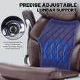 thumbnail image 6 of Qusaphy Big & Tall Office Chair 800LBS Heavy Duty - Ergonomic PU Leather Chair with 5D Armrests, 90°-120° Recline, Silent Wheels, 6 of 10