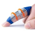 thumbnail image 2 of Hollow Finger Guards Lightweight Basketball Pattern Adjustable Buckle Finger Brace for Volleyball, 2 of 7