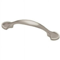Liberty Hardware P39955H-SN-C 4.5 in. Satin Nickel Half Round Pull