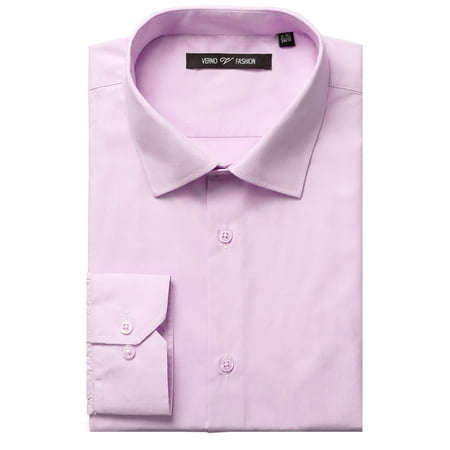 Mens Classic Fit Spread Collar Long Sleeve Dress Shirt | Walmart Canada