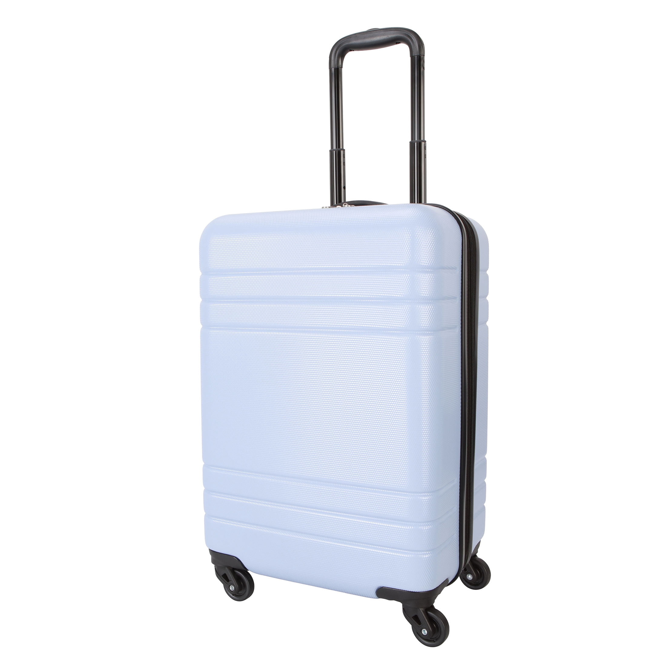 Protégé 3-Piece Hardside Luggage Set With 360 Spinner Wheels and Divider Pockets, Includes Carry-on and 2 Packing Cubes, Blue Water