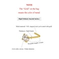 thumbnail image 2 of 6pcs 22g 3mm Nose Rings Studs for Women Clear CZ Nose Studs Gold Coated 6.5mm Length L Shaped Nostril Piercing Jewelry 22 Gauge Nose Jewelry Surgical Steel L Bend Nose Stud, 2 of 4