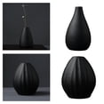 thumbnail image 1 of Florero de Cerámica Negro perfecl 2 Piezas Decoración, 1 of 8