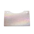 thumbnail image 2 of Naloa Glitter Light Pearl Print Leather Tissue Box Cover Rectangle | Long Tissue Box Cover | Tissue Box Holder | Tissue Holder for Bathroom, 2 of 9