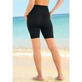thumbnail image 2 of Swim 365 Women's Plus Size High-Waist No-Slip Swim Bike Short, 2 of 5