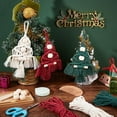 thumbnail image 5 of Dalrosia Macrame Christmas Tree Craft Kit, 3PCS Macrame DIY Kit for Adults Beginners with Instructions Macrame Ornaments for Christmas Tree Macrame Christmas Tree Ornaments Kit for Wall Home Décor, 5 of 6