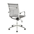 thumbnail image 3 of Indoor Home Office Furniture Mirage Contemporary Office Chair In Chrome And Silver, 3 of 7