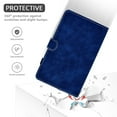 thumbnail image 5 of Smart Case for Samsung Galaxy Tab A8 10.5 inch 2022 SM-X200/X205/X207,Dteck Magnetic Premium PU Leather Card Slot Wallet Kickstand Cover with Pen Holder for Galaxy Tab A8 10.5'' 2022,Blue, 5 of 6