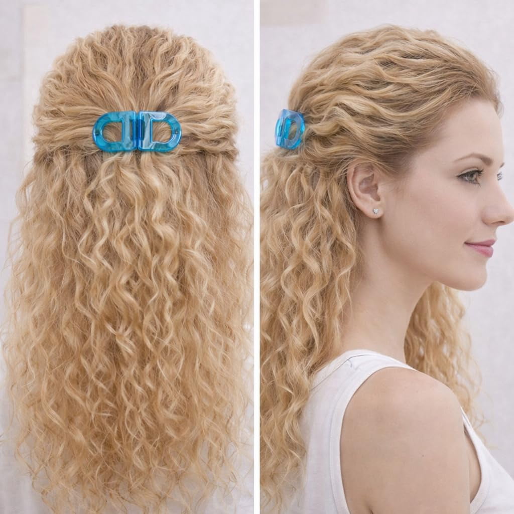 Magnetic Hair Clips - No Crease Magnet Hair Clip for Women, Strong Hold Seamless Magnetic Hair Clip for Sectioning and Styling