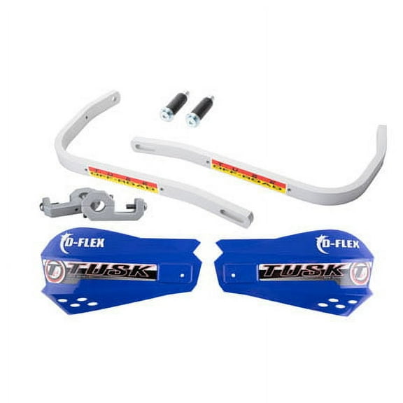 D-Flex Handguards with MX Shields Blue 7/8" Bar Mounts