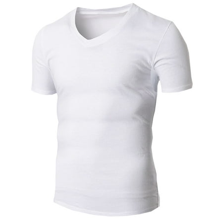 Kleinert's Men's Sweat Proof V-Neck Undershirt With Protective Underarm Pads That Eliminate Sweat-Thru To Outer Clothing & No Foul Odors. Stay Dry & Confident All Day - Style