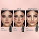 thumbnail image 4 of 3-Piece Face Makeup Set - Highlighter, Blush & Bronzer for Natural Contouring, 4 of 5