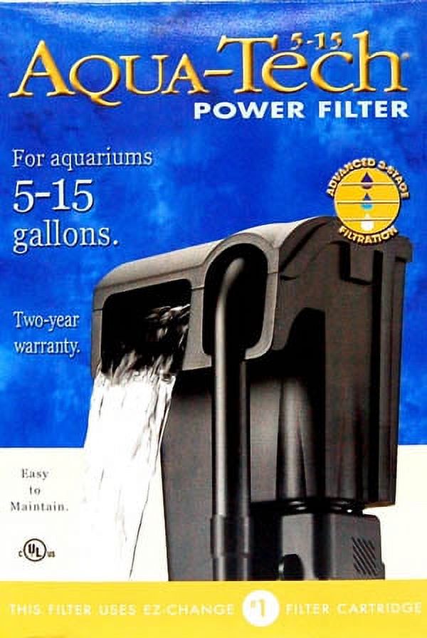 Aqua-Tech 5-15 Aquarium Power Filter - image 2 of 5