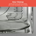 thumbnail image 3 of Chefman Microcrisp 1.1 cu. ft. Countertop Microwave Oven + Crisper, 1800 Watts - Black, 3 of 8