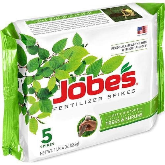 Jobe's Tree & Shrub Fertilizer Spikes, 5 Spikes