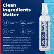 Swiss Navy Water-Based Lubricant 8oz