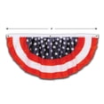 thumbnail image 2 of Beistle 54991-RWB Stars and Stripes Fabric Bunting, 4-Feet, Pkg of 1, Red/White/Blue, 2 of 3