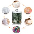 thumbnail image 6 of Yayeee 2 Pack Qtip Holder Bathroom Cotton Swab Canister with Lid Clear Dispenser Set, Cute Ghosts Playing, 6 of 6