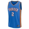 thumbnail image 2 of Youth Fanatics Shai Gilgeous-Alexander Blue Oklahoma City Thunder Fast Break Jersey - Icon Edition, 2 of 3