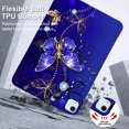 thumbnail image 6 of TECH CIRCLE Case for iPad Air 11 Inch M2 2024,Ultra Slim Thin Lightweight Elegant Pattern Soft TPU Anti-Scratch Protective Back Cover Case for iPad Air 6th Generation 11 Inch M2 2024,Blue Butterfly, 6 of 6